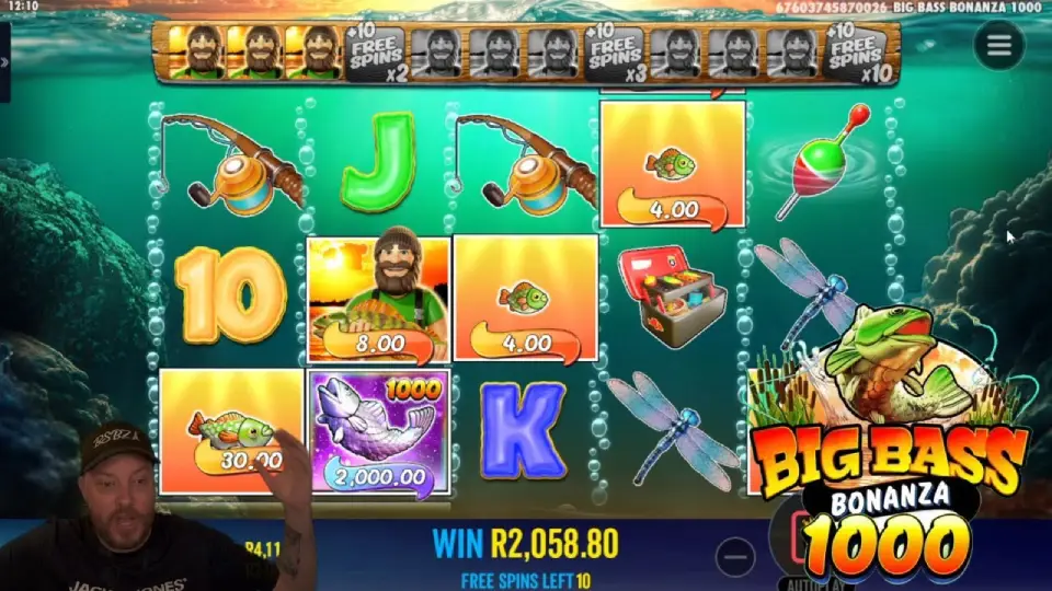 Big Bass Bonanza da Pragmatic Play no APP 44BET